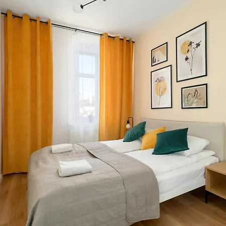 Yellow In With Air Conditioning And Desk For Remote Work By Renters