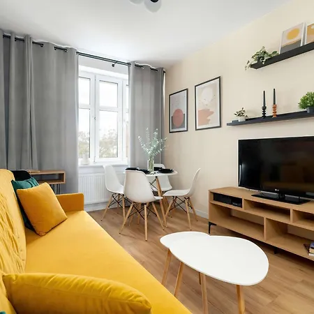 Yellow In With Air Conditioning And Desk For Remote Work By Renters *